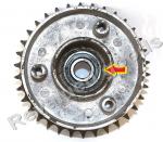 СИМСОН ВЕНЕЦ ЗАДЕН ЗА ВЕРИГА 420H S50/S51 34 зъба С ЛАГЕР /ПРЕОЦЕНЕНА СТОКА - СЧУПЕНА ПЕРИФЕРИЯТА ЗАД ЛАГЕРА/-3